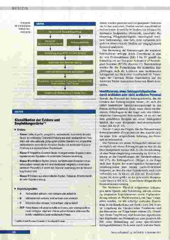 Vorschauseite 2: Standardisiertes Vorgehen in der Prähospitalphase des Schlaganfalls