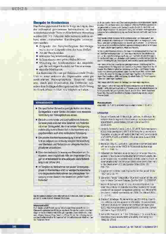 Vorschauseite 6: Standardisiertes Vorgehen in der Prähospitalphase des Schlaganfalls
