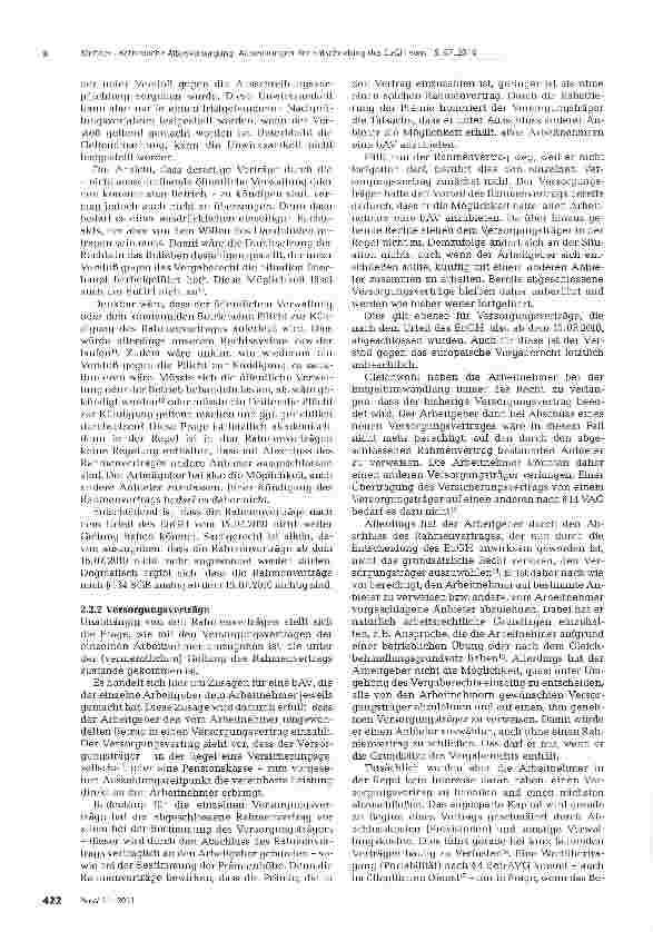 Vorschauseite 3: Betriebliche Altersversorgung: Auswirkungen der Entscheidung des EuGH vom 15.07.2010