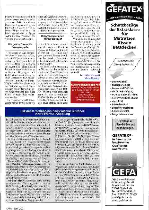 Vorschauseite 2: Energie vom Acker Gibt es Alternativen fürs Krankenhaus?