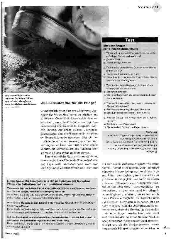 Vorschauseite 2: Verwirrtheit - eine Betrachtung aus kinästhetischer Sicht