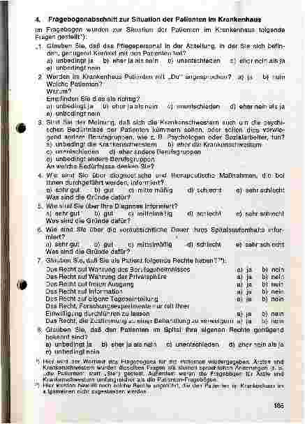 Vorschauseite 5: Angst oder Information im Krankenhaus - 1. Teil