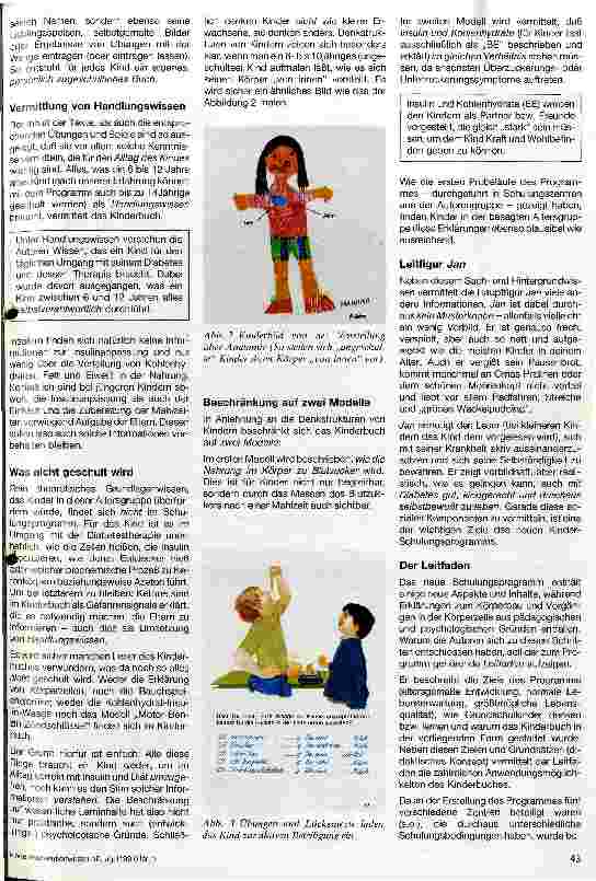 Vorschauseite 2: Ein Diabetes-Schulungsprogramm für Kinder