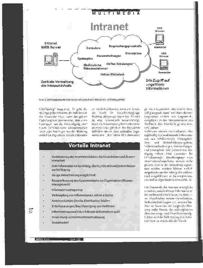 Vorschauseite 3: Protokolliert ist verstanden? Intranet zur Verbesserung von Kommunikation in Gesundheitseinrichtungen