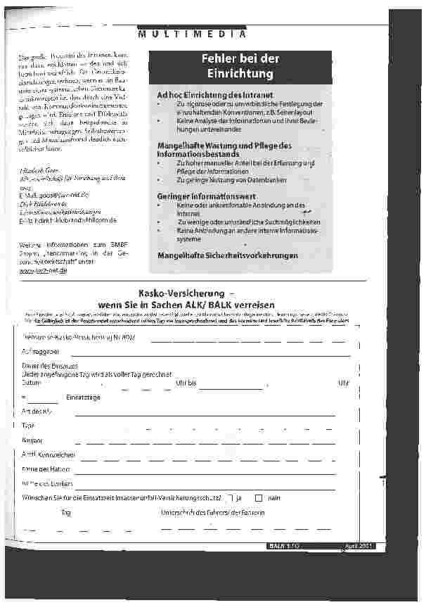 Vorschauseite 4: Protokolliert ist verstanden? Intranet zur Verbesserung von Kommunikation in Gesundheitseinrichtungen