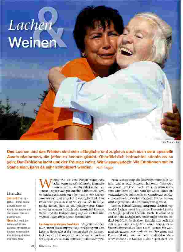 Vorschauseite 1: Lachen & Weinen