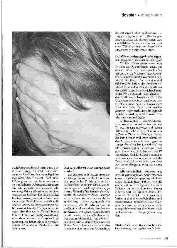 Vorschauseite 2: «Sie habe lange funktioniert und könne deshalb keine Persönlichkeitsstörung aufweisen»