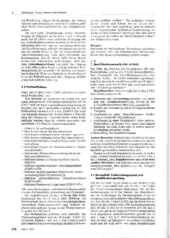Vorschauseite 3: Neues Beamtenrecht in Bayern