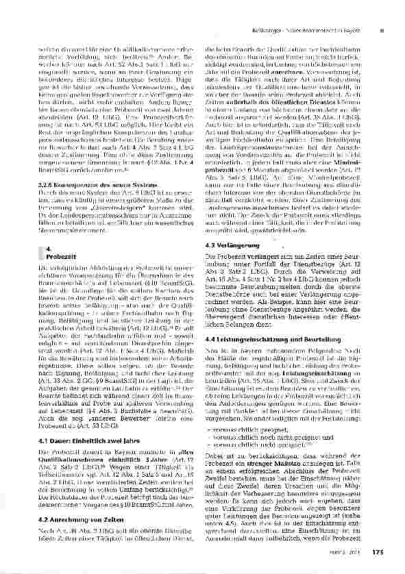 Vorschauseite 6: Neues Beamtenrecht in Bayern