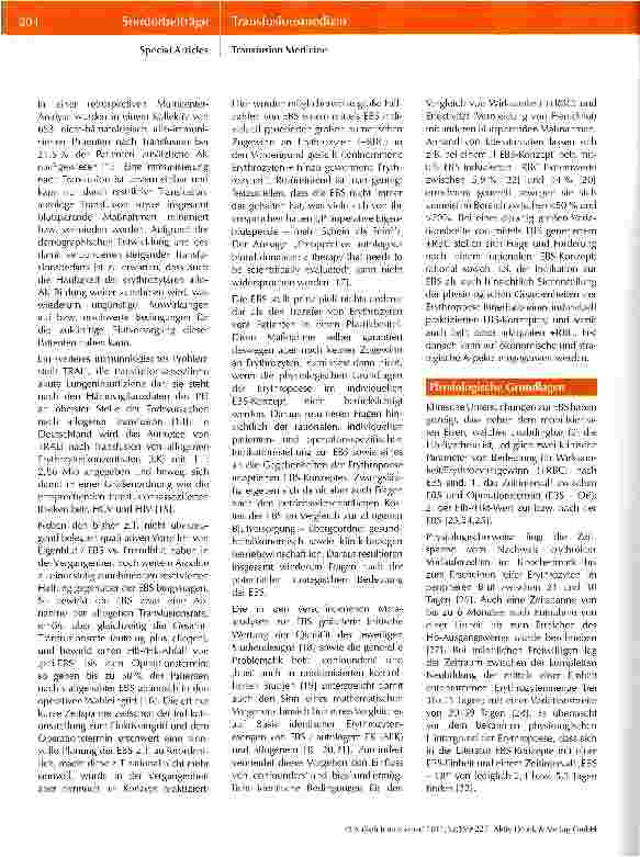 Vorschauseite 3: Präoperative Eigenblutspende