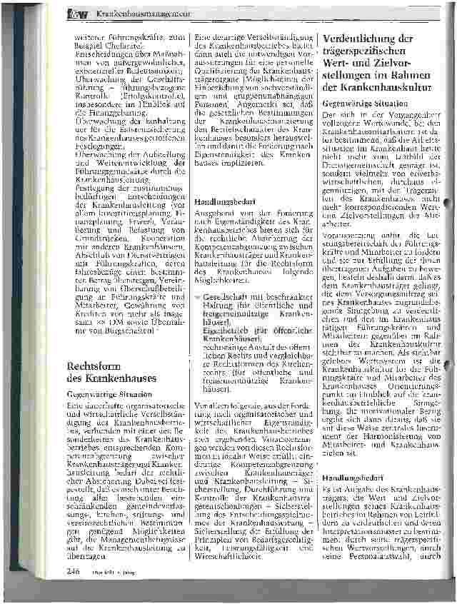 Vorschauseite 3: Krankenhausmanagement - Führungsaufgaben und Leitungsorganisation