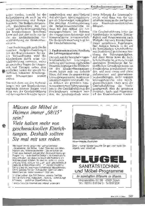 Vorschauseite 6: Krankenhausmanagement - Führungsaufgaben und Leitungsorganisation