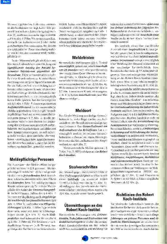 Vorschauseite 3: Das Infektionsschutzgesetz Überblick mit rechtlichen Anmerkungen