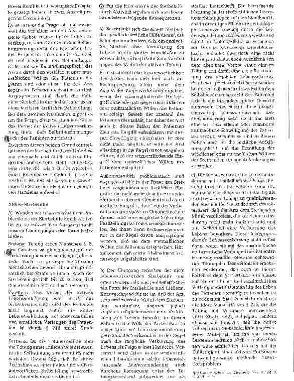 Vorschauseite 2: Tötungsverbot und Selbstbestimmungsrecht (I)