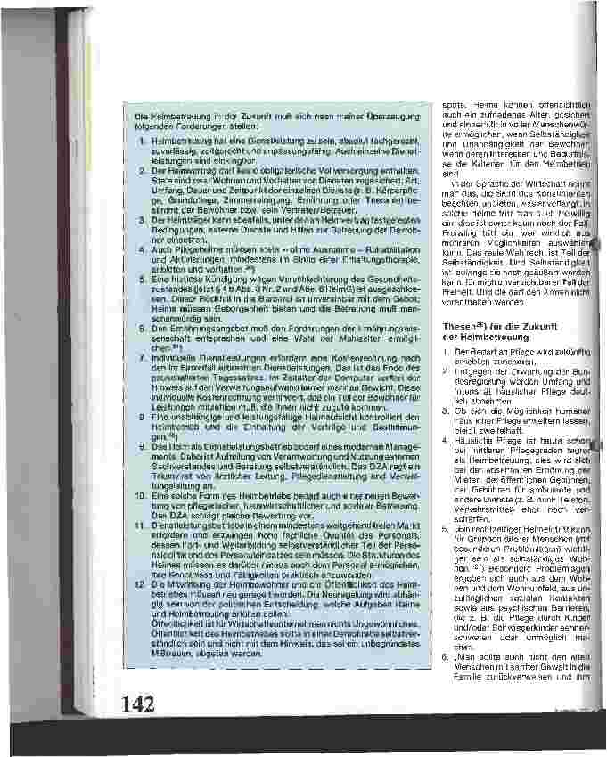 Vorschauseite 5: Die Bedeutung der Heimbetreuung wird wachsen