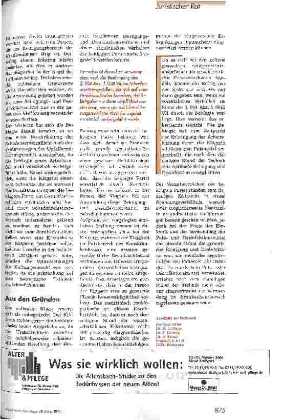 Vorschauseite 3: Keine Haftung bei Chemikalienunverträglichkeit