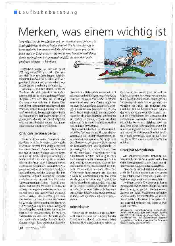 Vorschauseite 1: Merken, was einem wichtig ist