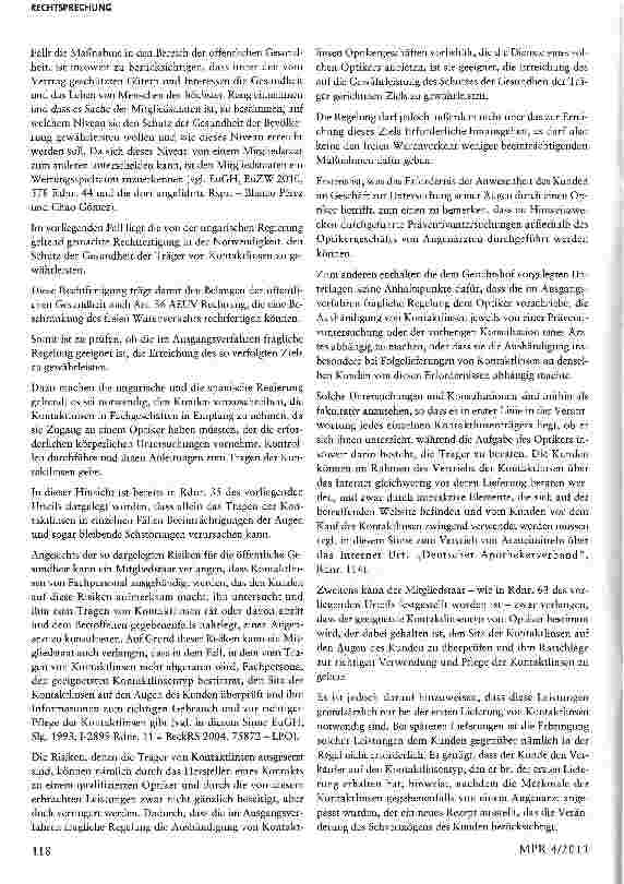 Vorschauseite 5: Internetvertrieb von Kontaktlinsen