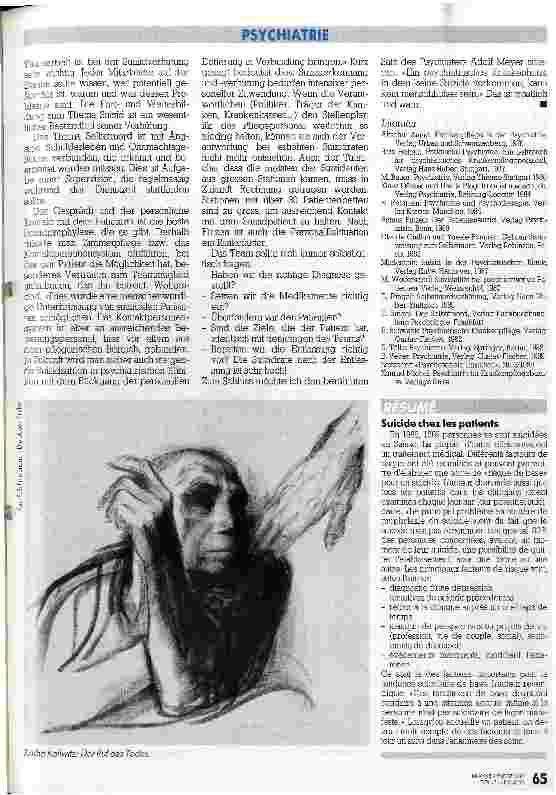 Vorschauseite 6: Suizidalität wird oft nicht erkannt