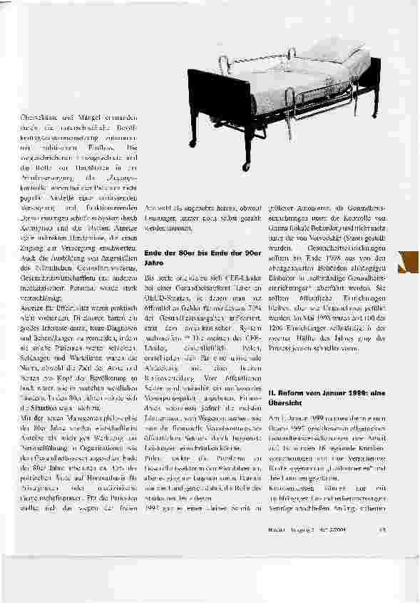 Vorschauseite 2: Eine Früheinschätzung der Gesundheitsreform in Polen