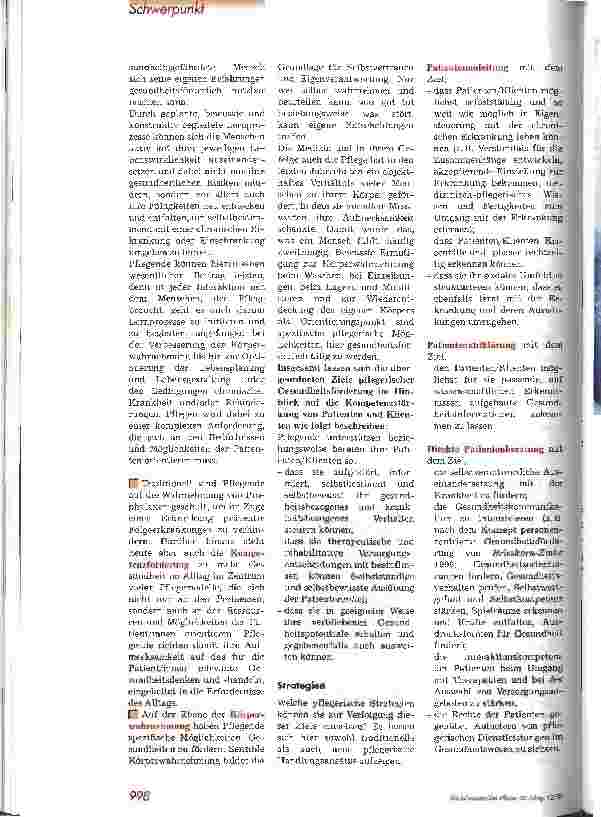 Vorschauseite 3: Die Rolle der Pflege in Public Health und Gesundheitsförderung in Deutschland