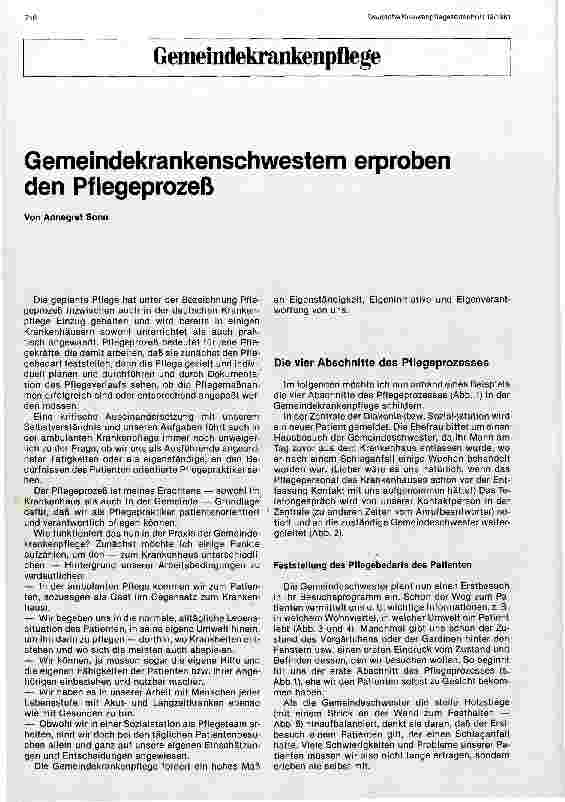 Vorschauseite 1: Weiterbildungsstätten für Kranken u. Kinderkrankenschwestern/Pflegern Anschriftenverzeichnis