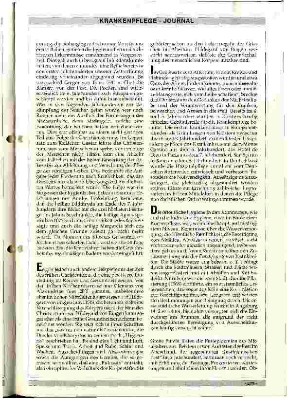 Vorschauseite 4: Geschichte der Hygiene