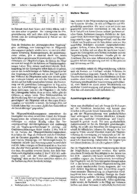 Vorschauseite 3: Sozialpolitik und Pflegequalität - 2. Teil Zur Bedeutung der Pflegeversicherung für eine gute Pflege