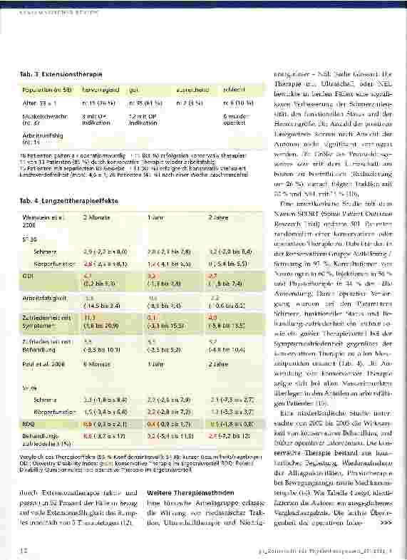Vorschauseite 5: Physiotherapie bei akutem lumbalen Bandscheibenvorfall