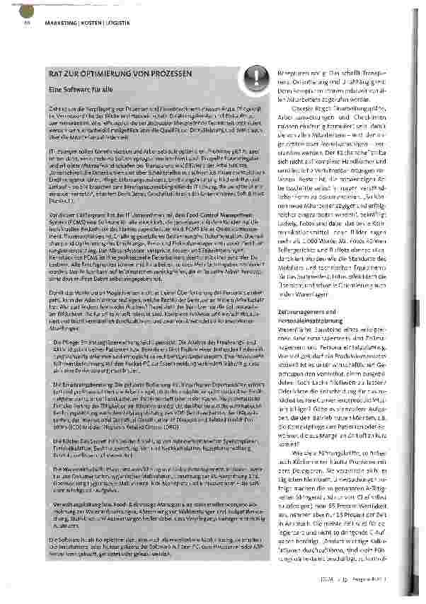 Vorschauseite 3: Planen, ordnen - gewinnen!