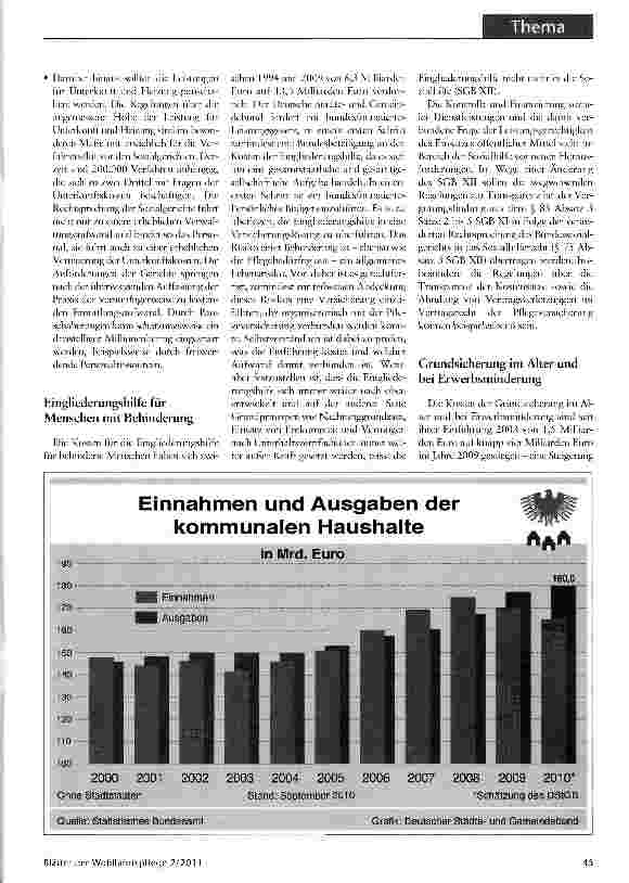 Vorschauseite 3: Die Daseinsvorsorge muss gesichert werdenEin Neustart der Sozialpolitik ist dringend erforderlich