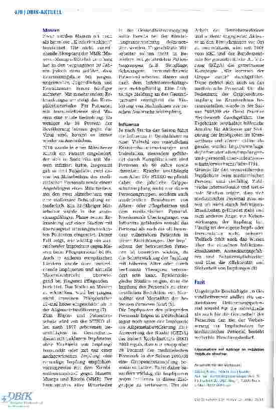 Vorschauseite 3: Impfungen als fachliche Verantwortung