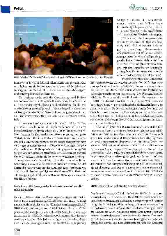Vorschauseite 2: DKG-Informationsveranstaltung „Krankenhausabrechnungen im Fokus