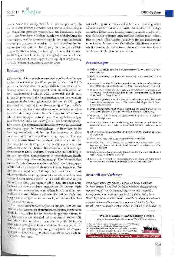 Vorschauseite 6: Arzneimittelanalyse im DRG-Zeitalter: PREAAAX DRC als artikelkonkretes und leistungsbezogenes Benchmarking von Arzneimittelkosten