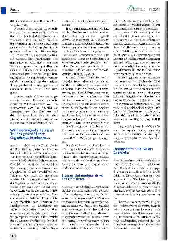 Vorschauseite 3: Lohnsteuerabzugspflicht bei Einnahmen eines Chefarztes aus Privatliquidationen