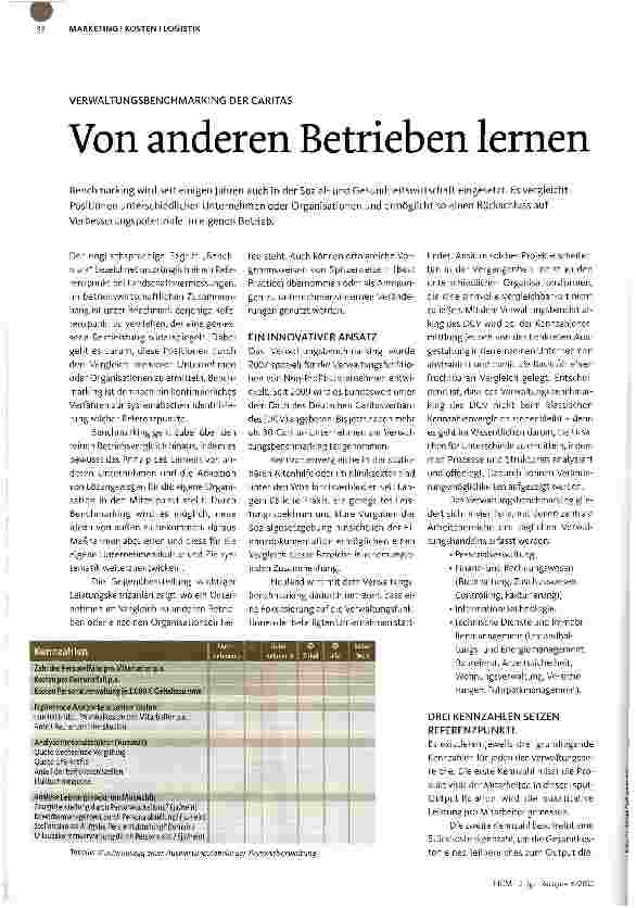 Vorschauseite 1: Von anderen Betrieben lernen