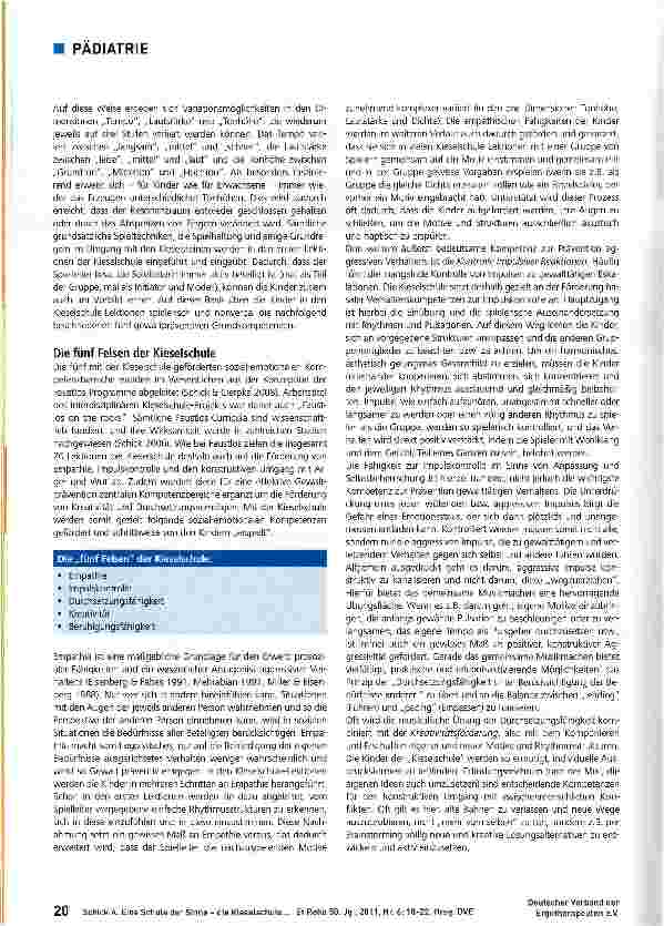Vorschauseite 3: Eine Schule der Sinne - die Kieselschule