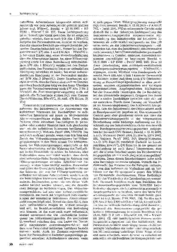 Vorschauseite 2: Initiativrecht bei Höhergruppierung