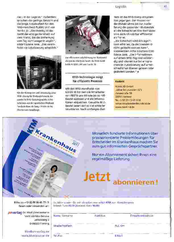 Vorschauseite 2: Tag für Tag das richtige Blut