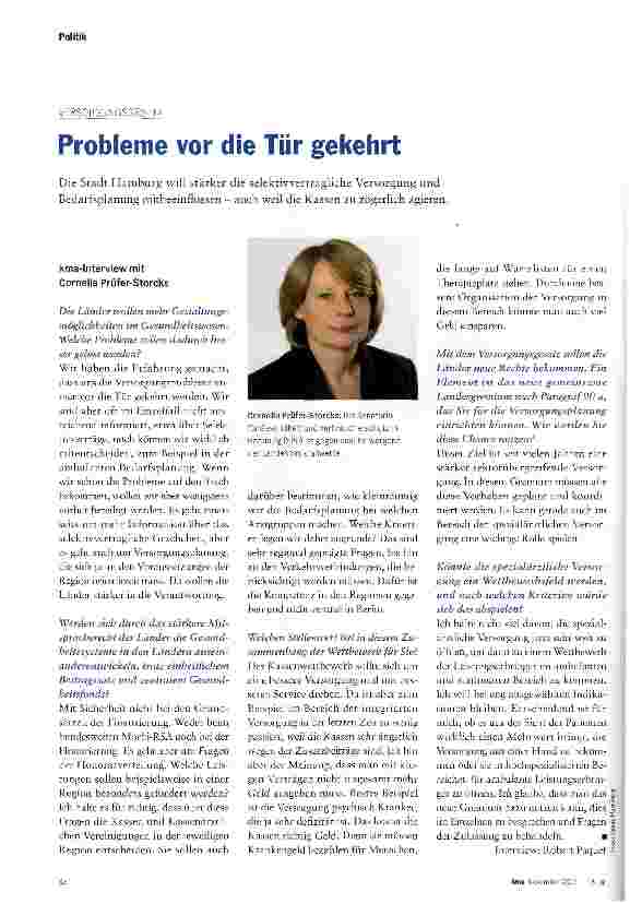Vorschauseite 1: Probleme vor die Tür gekehrt