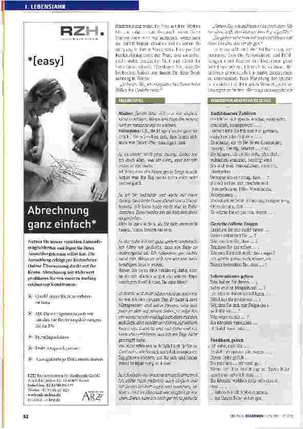 Vorschauseite 3: Gut zuhören in der Stillberatung