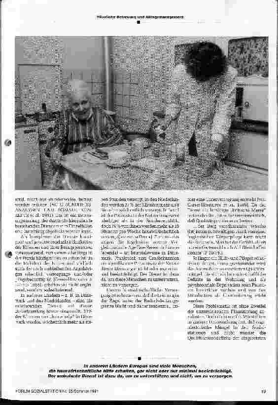 Vorschauseite 5: Häusliche Betreuung und Alltagsmanagement Mißachtet, verleugnet, übersehen