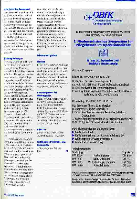 Vorschauseite 4: Mobbing in Krankenhaus und Pflege Teil II: Fälle und Handlungsmöglichkeiten