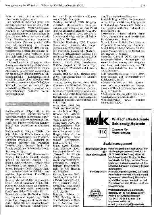 Vorschauseite 5: Unternehmen in der Bürgergesellschaft