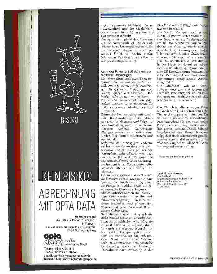 Vorschauseite 4: Wundbehandlung zeitgemäß - professionell - effektiv Teil 4: Die Vakuumversiegelung