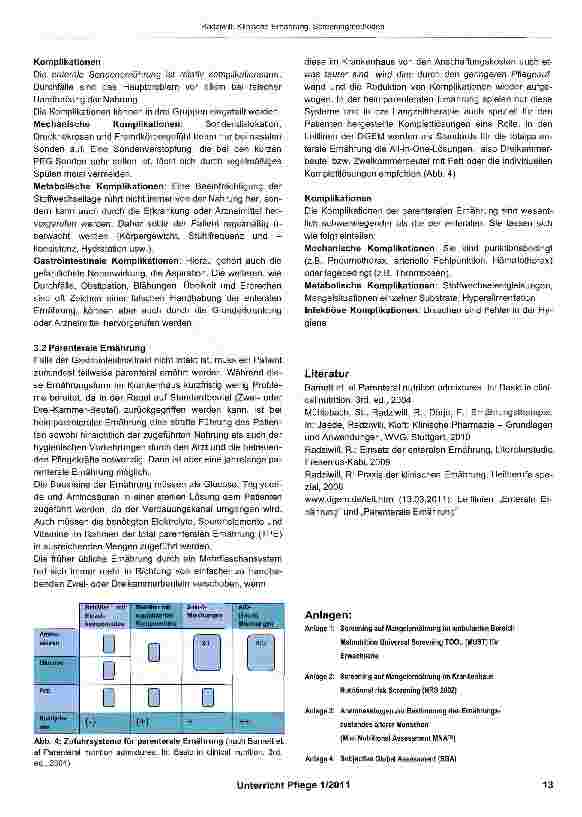 Vorschauseite 4: Klinische Ernährung