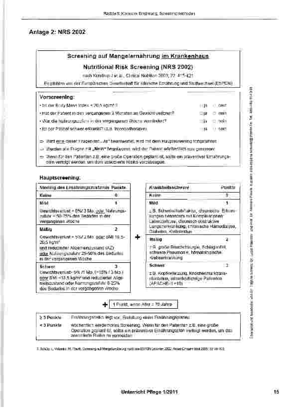 Vorschauseite 6: Klinische Ernährung