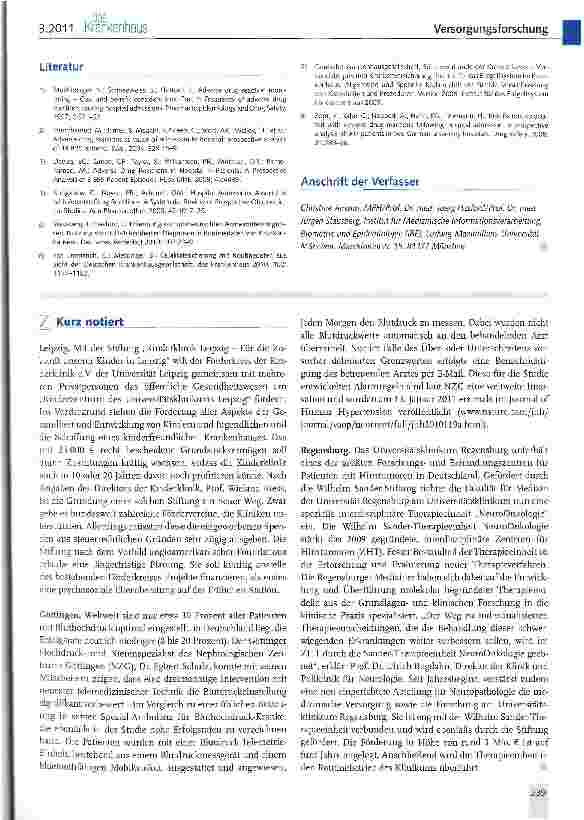 Vorschauseite 4: Arzneimittelereignisse (UAE) in den Routinedaten deutscher Krankenhäuser