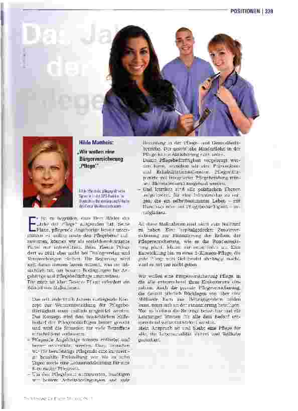 Vorschauseite 2: 2011: Kommt der große Durchbruch?