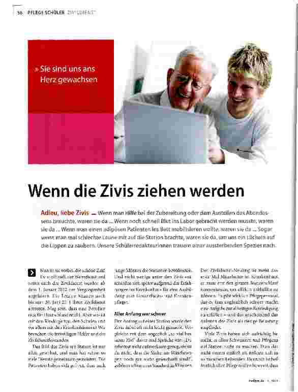 Vorschauseite 1: Wenn die Zivis ziehen werden